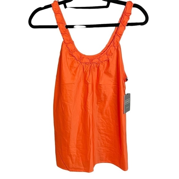 2-Piece Bundle - Merona Collection Cami Pom Pom Tank Tops - NWT Size Medium - Picture 5 of 7